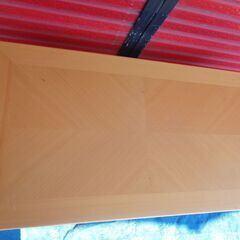 木製センターテーブル 　ナチュラル　中古　③の画像