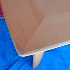 木製センターテーブル 　ナチュラル　中古　③の画像