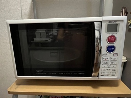 シャープ　電子レンジ　説明書付き