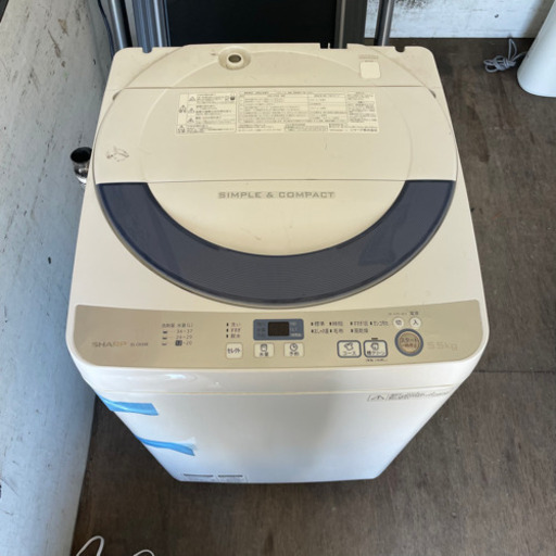 SHARP 洗濯機 5.5kg 2016年製