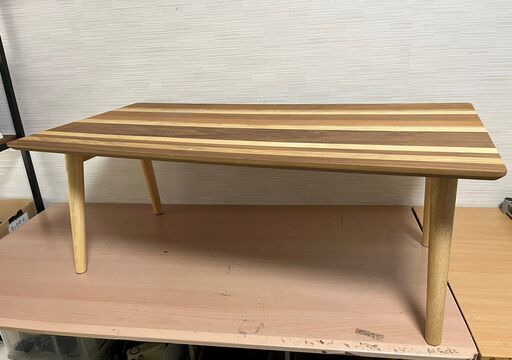 オーヤマ 折りたたみテーブル M 4色ミックス
