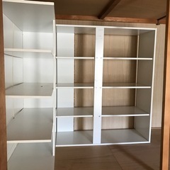 押し入れ収納2個セット　白《お取引終了しました》の画像