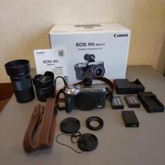 お話し中 キャノン EOS M6 Mark II（シルバー）・ダブルズームキット