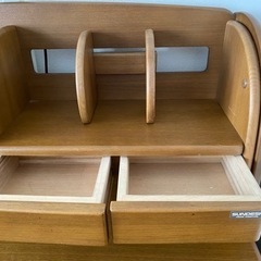 学習机　ヒカリサンデスク　袖机付き　(期間限定　9月18日まで)の画像