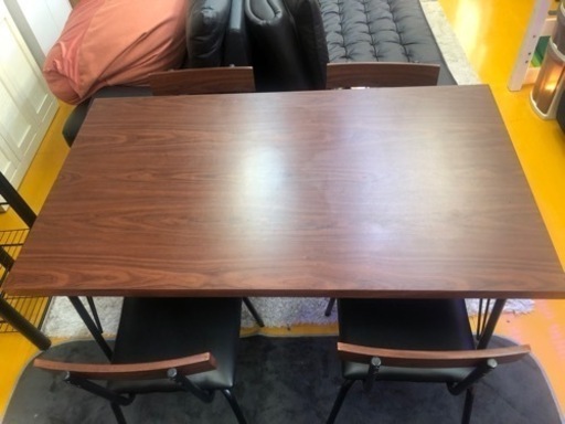 リサイクルサービス八光】幅140㎝ 4人掛けダイニングセット サルーテ