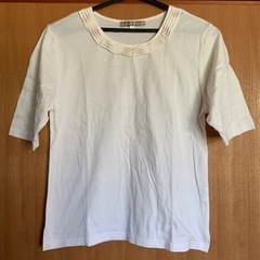 レディース 白 カットソー