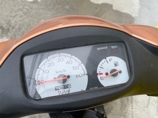 セル1発始動⭐️2stモデルで速い❗️レッツ2 SUZUKI⭐️タイヤ新品　原付　スクーター　50cc ③