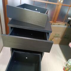 NITORI ワゴン　プレフェ　デスク引き出しの画像