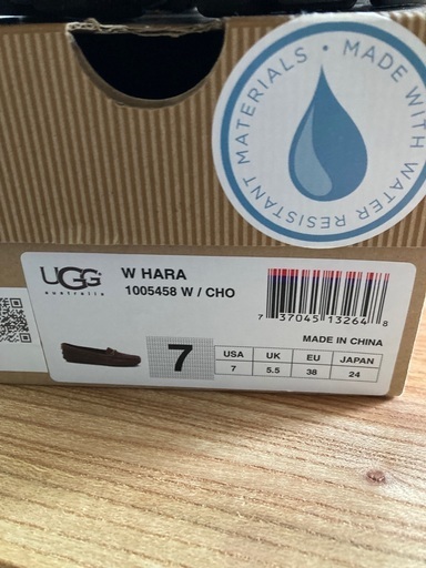 UGG モカシン　茶色　24