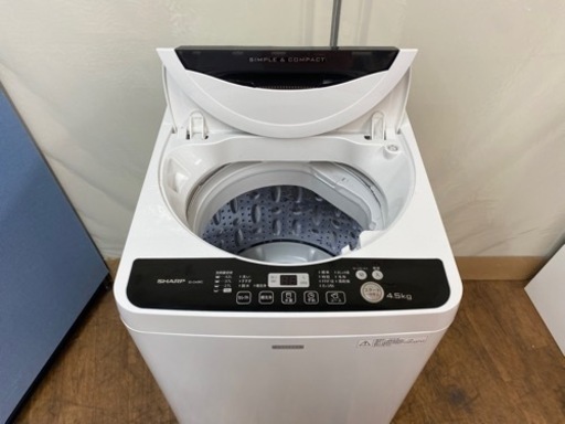 I555 ? SHARP 洗濯機 （4.5㎏） ⭐ 動作確認済 ⭐ クリーニング済