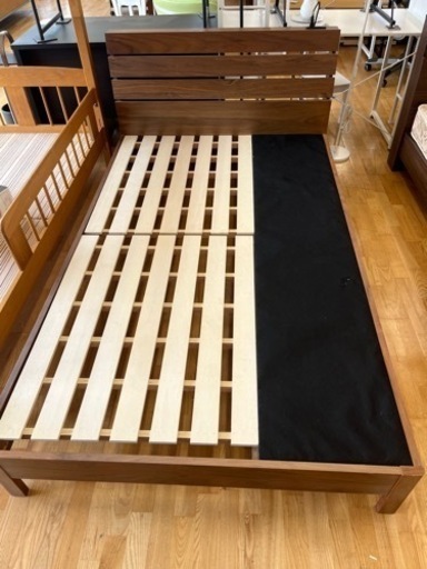 N463★セミダブルベッド★万歳家具製★ベッド★幅1200ｍｍ