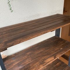 ウッドシェルフ　0円　受け渡し決定の画像
