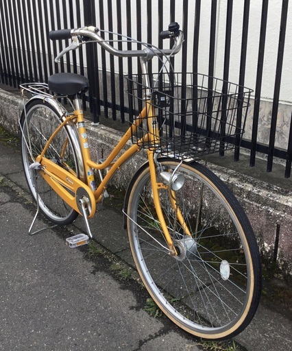 ＜整備・良品＞シティサイクル・27インチ自転車・内装3段変速・サドル新品・ 鍵付き・お掃除済みです♪