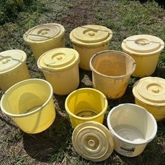 漬物樽、バケツ、つけもの
