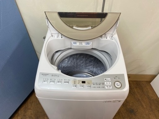 I761 ? 2020年製♪ SHARP 洗濯機 （9.0㎏） ⭐ 動作確認済 ⭐ クリーニング済