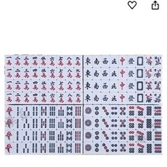 【お取引中】【無料でお譲りします】麻雀牌セット🀄️の画像