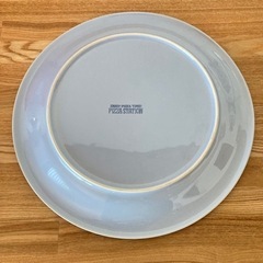 ピザステーションのノベルティ　お皿の画像