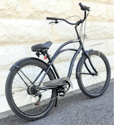 中古　ビーチクルーザー26インチ　6段変速　ほぼ新品