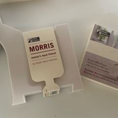 【MONKEY BUSINESS】メモスタンド　文房具　Luckies Morris  ホワイトの画像