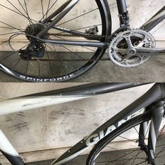 13□岐阜発　△GIANT/OCR3/ロードバイク/465mm/3×8段変速/後輪タイヤパンク/走行未確認/ギアは全て切替OK/現状品　R5.7/31□aの画像