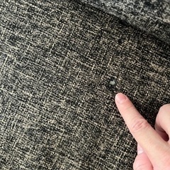 【お譲り先決定済/ close the deal】2Pソファ　ダメージありの画像