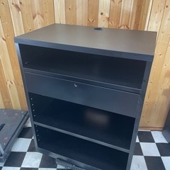 カウンターデスク　750×450×950 ブラック　使用用途様々...