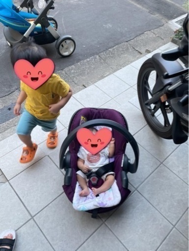 定価20万代二人乗り　チャイルドシート可　Baby bjorn抱っこ帯おまけ付き