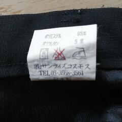 パンツ　W64　黒　ブーツカットの画像