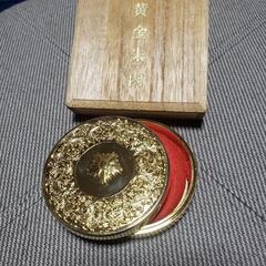 桐箱入り24KGP朱肉の画像