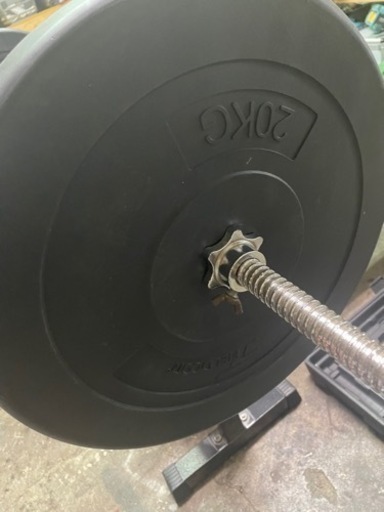 筋トレ ベンチプレス20kg×2付き