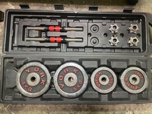 筋トレ ベンチプレス20kg×2付き