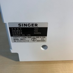 SINGERミシン（お話し中）の画像