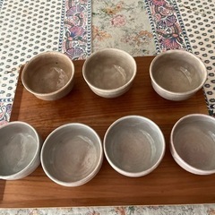 萩焼き湯呑み、唐津焼き盛り皿その他もろもろの画像