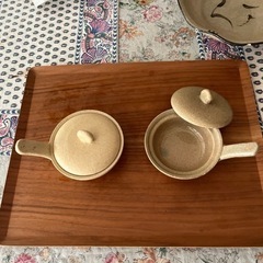 萩焼き湯呑み、唐津焼き盛り皿その他もろもろの画像