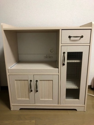 ※条件付き値引き2000円　ニトリ　キッチン収納　引き出し棚・コンセント付き