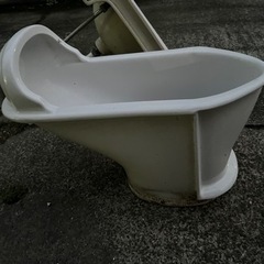 洗面台（床給水排水）ぼっとん便器の画像