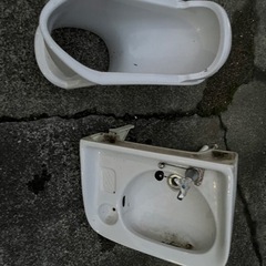 洗面台（床給水排水）ぼっとん便器