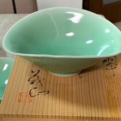陶芸作家梶原茂正さんの青磁食器