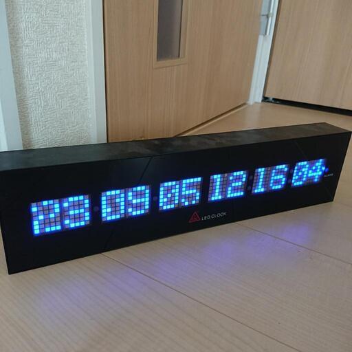 LED clock 壁掛け可能