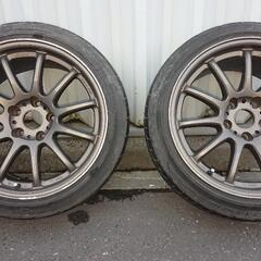商談中【値下】ワーク エモーション 11r 17インチ 9j +17 5穴 114.3 傷あり