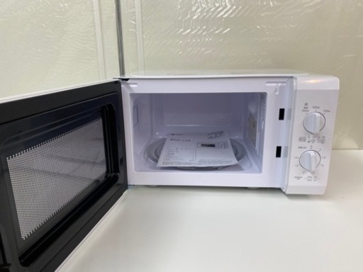 I482 ? 2021年製の美品♪ YAMAZEN 電子レンジ 700Ｗ ⭐ 動作確認済 ⭐ クリーニング