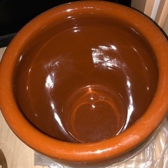陶器　漬物容器の画像