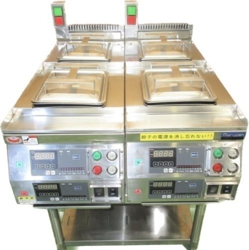 マルゼン◆IH餃子焼き機 電気餃子焼機◆RM-IHZS-FLAT◆単相200V◆W650*D850*H830◆業務用 店舗用 ギョーザ