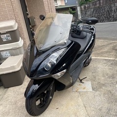 マジェスティ250 4d9 タイヤ新品　ライトカスタム