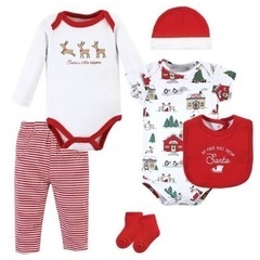 Hudson Baby First Christmas Set