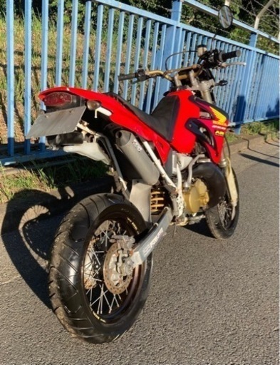 CRM250AR 実働車 モタード化 エキセルリム ホンダCRM250AR モタード