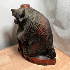 ☆木彫り　熊の画像