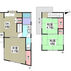 🎉仲介手数料無料🎉敷礼無✨西武新宿線 / 入曽駅 徒歩19分✨狭山市✨3DK✨ペット相談✨戸建✨フリーレント1ヶ月 - 狭山市
