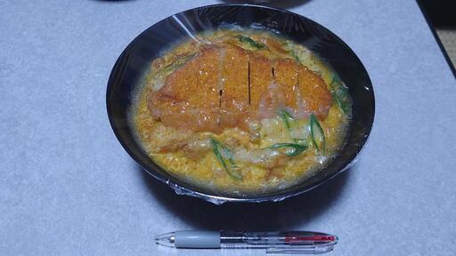 食品サンプル　かつ丼　カツ丼