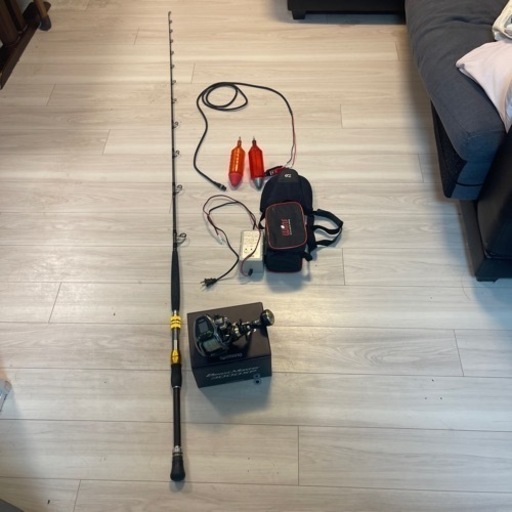 セットでお得　舟釣　ロッド　リール